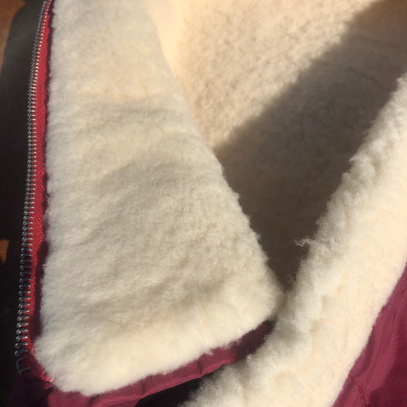 Vintage Burgundy Baby Sleeping Bag - Picture 2 of 4